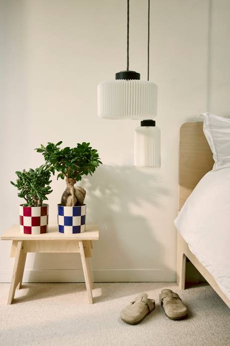 blocks & stripes 15cm royal blue